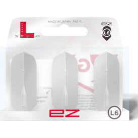 L-Style Champagne Dart Flights L6EZ Slim Weiß