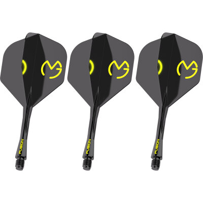 Winmau Dart Fusion MvG Michael van Gerwen PacMan Flight- Schaftsystem Nr.2 Intermediate