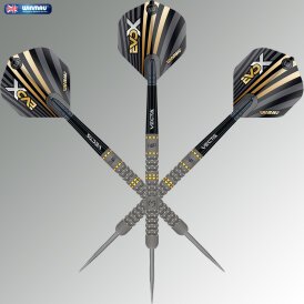 Winmau Steel Darts MvG Michael van Gerwen 5-Jahres-Jubiläums Evo X Dart 90% Tungsten Steeltip Dart Steeldart 24 g
