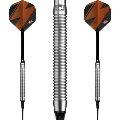 BULLS NL Soft Darts Lightning Orange 80% Tungsten Softip Darts Softdart 18 g