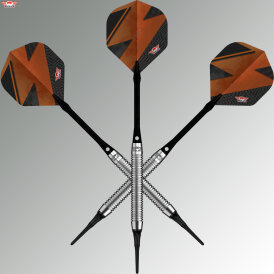 BULLS NL Soft Darts Lightning Orange 80% Tungsten Softip Darts Softdart 18 g