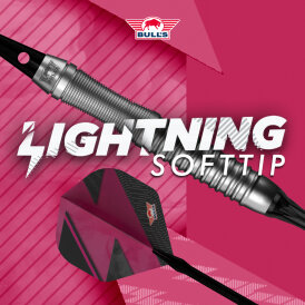 BULLS NL Soft Darts Lightning Pink 80% Tungsten Softip Darts Softdart 19 g