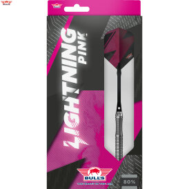BULLS NL Soft Darts Lightning Pink 80% Tungsten Softip Darts Softdart 19 g