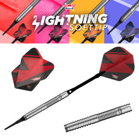 BULLS NL Soft Darts Lightning Red 80% Tungsten Softip Darts Softdart 21 g