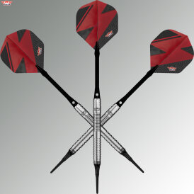 BULLS NL Soft Darts Lightning Red 80% Tungsten Softip Darts Softdart 21 g