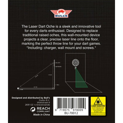 BULLS NL Green Laser Oche Abwurflinie Dart Abstandslinie