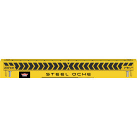 BULLS NL Yellow Metal Oche bedruckt incl.2 Aluminium Hülsen