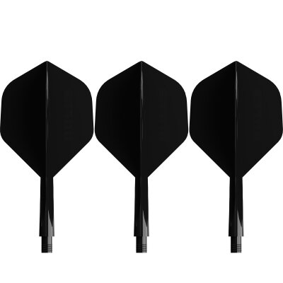 BULL´S NL Dart Union Pro Flight- Schaftsystem Nr.6 Schwarz Standard Nr.6 S Kurz