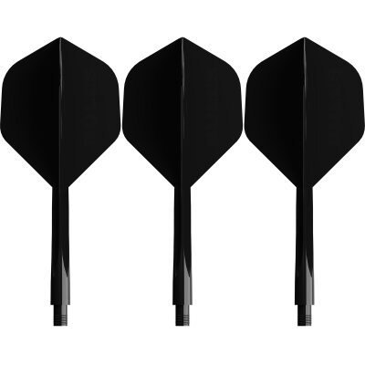 BULL´S NL Dart Union Pro Flight- Schaftsystem Nr.6 Schwarz Standard Nr.6 L Lang