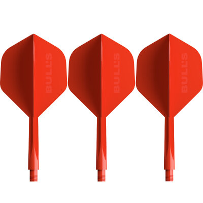 BULL´S NL Dart Union Pro Flight- Schaftsystem Nr.6 Rot Standard Nr.6 M Mittel