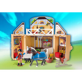 Playmobil Country Reitstall Aufklapp Spiel Box 5418