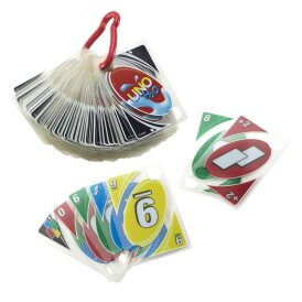 "Verpackung beschädigt" - Mattel UNO H2O TO GO wasserfest mit Karabinerhaken Perfekt als Strand Spielzeug oder Reisespiel MATTEL Games P1703