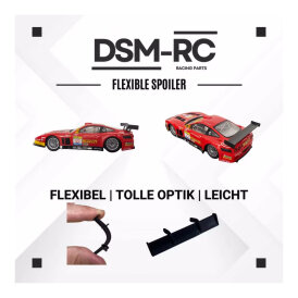DSM - RC Flexibler Slotcar Spoiler kompatibel zu Carrera Digital 124 Ferrari 575 GTC