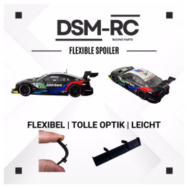 DSM - RC Flexibler Slotcar Spoiler BMW M4 DTM kompatibel zu Carrera Digital 132 - Evolution