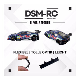 DSM - RC Flexibler Slotcar Spoiler Audi R8 LMS GT3 evo kompatibel zu Carrera Digital 132 - Evolution