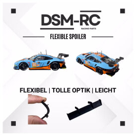 DSM - RC Flexibler Slotcar Spoiler Porsche 911 RSR kompatibel zu Carrera Digital 132 - Evolution
