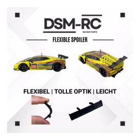 DSM - RC Flexibler Slotcar Spoiler Lamborghini Huracan GT3 kompatibel zu Carrera Digital 132 - Evolution