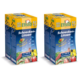 Frunol Delicia ETISSO® Schnecken-Linsen® Schnekenkorn biologischen Bekämpfung von Nacktschnecken