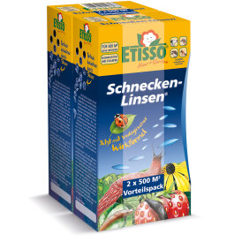 Frunol Delicia ETISSO® Schnecken-Linsen® Vorteilspack Schnekenkorn biologischen Bekämpfung von Nacktschnecken 2 Stück a 300 g