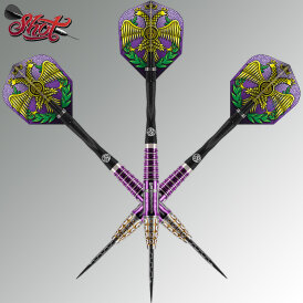 "B-Ware" - Shot Steel Dart Roman Empire Caesar 95% Tungsten Steeltip Darts Steeldart 25 g