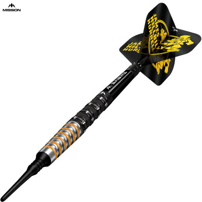 Mission Darts Soft Darts James Hurrell V2 Hillbilly 95% Tungsten Softtip Darts Softdart 20 g