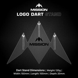 Mission Dart Display Acryl 3 Dart Display Stand Display Stand Dartständer