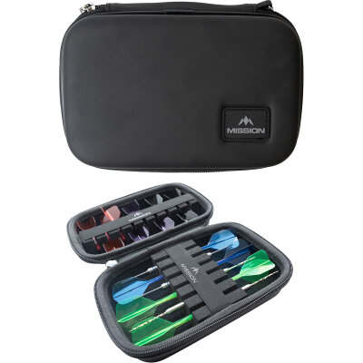 Mission Darts Force 90 EVA Dart Case Strong Protection Darttasche Dartcase Dartbox Wallet