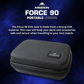 Mission Darts Force 90 EVA Dart Case Strong Protection Darttasche Dartcase Dartbox Wallet