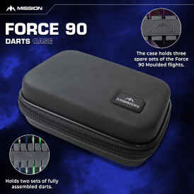 Mission Darts Force 90 EVA Dart Case Strong Protection Darttasche Dartcase Dartbox Wallet