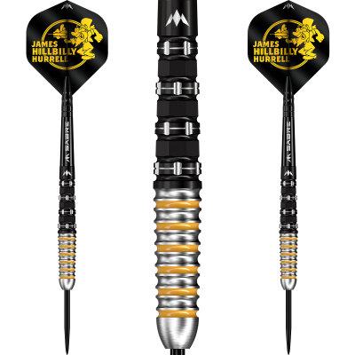 Mission Darts Steel Darts James Hurrell V2 Hillbilly 95% Tungsten Steeltip Darts Steeldart 26 g