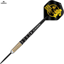 Mission Darts Steel Darts James Hurrell V2 Hillbilly 95% Tungsten Steeltip Darts Steeldart 26 g