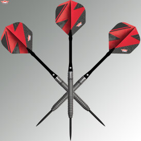 BULLS NL Steel Darts Lightning Red 80% Tungsten Steeltip Darts Steeldart 23 g