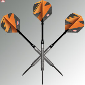 BULLS NL Steel Darts Lightning Orange 80% Tungsten Steeltip Darts Steeldart 25 g