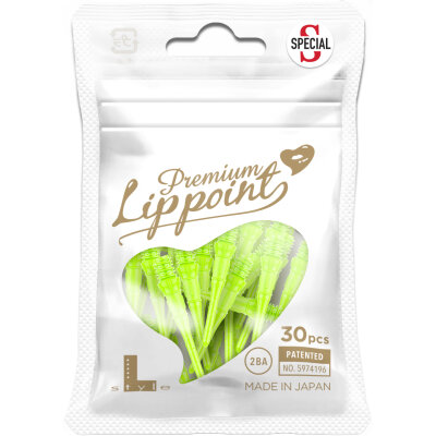 L-Style Lippoint Premium Point Softdart Spitze Soft Tip 2BA Neon Gelb