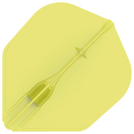 L-Style Champagne Dart Flights EZ L3 Standard Klar Gelb
