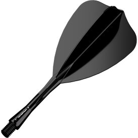 Winmau Dart Fusion Arrow Flight- Schaftsystem IM Intermediate Schwarz