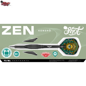 Shot Steel Darts Zen Kensho 90% Tungsten Steeltip Darts Steeldart 23 g