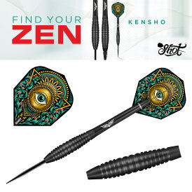 Shot Steel Darts Zen Kensho 90% Tungsten Steeltip Darts Steeldart 25 g
