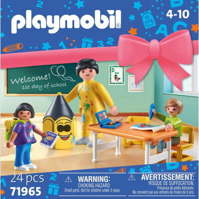 Playmobil City Life Erster Schultag und vielem weiteren Zubeh�r 71965