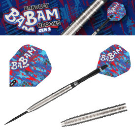 Shot Steel Darts Pro Series Bradley Brooks G2 BamBam 90% Tungsten Steeltip Darts Steeldart  23 g