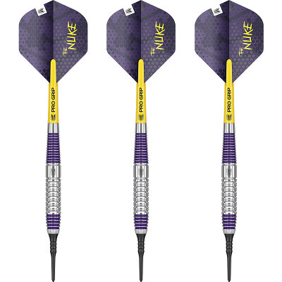 Target Soft Darts Luke Littler The Nuke Brass komplett Dartset Softtip Dart Softdart 19 g / Verpackung beschädigt
