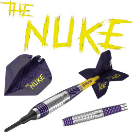 Target Soft Darts Luke Littler The Nuke Brass komplett Dartset Softtip Dart Softdart 19 g / Verpackung beschädigt