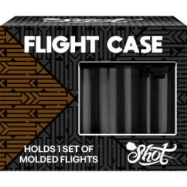 Shot Dart Flight Case Flight-Box Wallet Schwarz