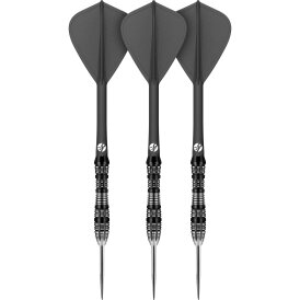 Shot Dart Flight Deck Kite 2 in1 Schaft-Flights-System M Mittel Schwarz
