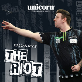 Unicorn Steel Darts Callan Rydz The Riot Phase 2 P2 90% Tungsten Steeltip Dart Steeldart 22 g