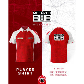 BULL´S Darts Niko Springer Meenzer Bub Matchshirt Dart Shirt Trikot Design 2025 Größe L