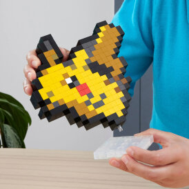 Pokémon Pikachu MEGA-Bausatz Pixel Art mit 400 Teilen Mattel HTH74