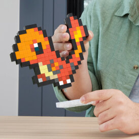 Pokémon Charmander Salameche Glumanda MEGA-Bausatz Pixel Art mit 349 Teilen Mattel HTH76