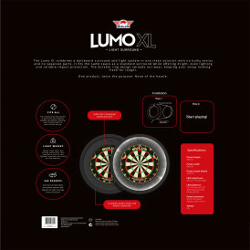 "Verpackung beschädigt" - BULLS NL Dart Lumo XL Surround Light System Dartboard LED Beleuchtung