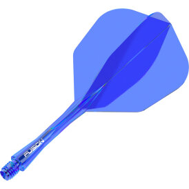 Winmau Dart Fusion Flight- Schaftsystem Nr.6 Intermediate Blau